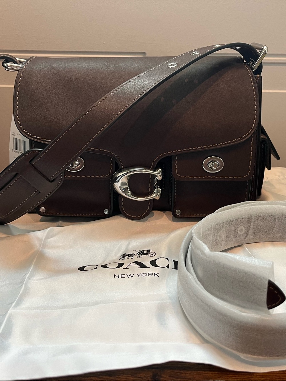 Coach Soft Tabby Cargo Bag in Maple NWT’s